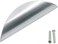 LICTOP 10 Pack Silver Tone Modern Kitchen Cabinet Finger Drawer Pull 125 Inch 32mm Hole Centers