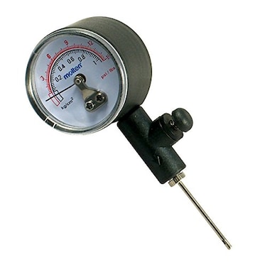 Molten PG Pressure Gauge with Builtin Release Valve Black