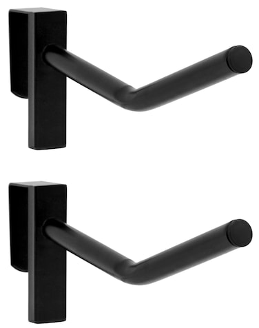 QWORK Removable Saddle RackBlack  PVC Coated  One Size  2 Pack