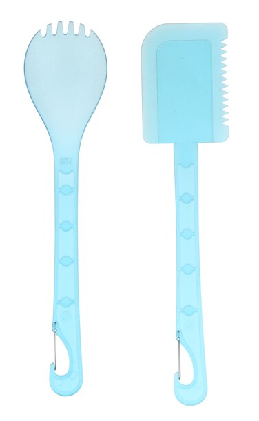 UST KLIPP Spork  Spatula Set with a BPA Free Dishwasher Safe Construction for Cooking Camping Hiking and Outdoor Survival