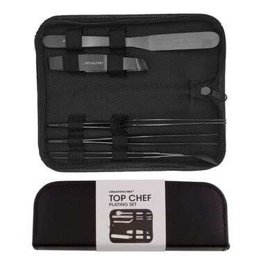 TERECHE Plating Tools Set Culinary Professiona Chef Plating Kit11 Piece Culinary Plating Set Black 5