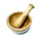 YOUNG  DANGEROUS New Mini Wooden Mortar Pestle Grinding Bowl Set Garlic Crush Pot Kitchen Tool