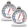 PECULA Oven Thermometer 2 Pack 50300C100600F Oven Grill Fry Chef Smoker Thermometer Instant Read Stainless Steel Thermometer Kitchen Cooking Thermometer