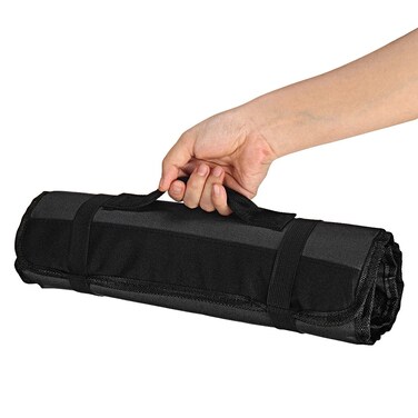 KODENG Professional Cutlery Chef Bag  Knife Roll Bag for Chefs Fits up to 22 Knives Black