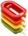 Lku Popsicle Mould Stackable MultiColour 105 x 65 x 26 cm 4 Pieces