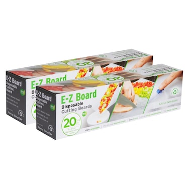 Mind Reader EZ Disposable Cutting Board Square Clear 50 Sq Feet