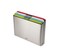 Joseph Joseph Folio Icon Steel 4Piece Colour coded Chopping Board Set Slimline Case for Organised Kitchen Storage Large Stainless Steel