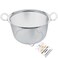 US Kitchen Supply 3 Quart Stainless Steel Mesh Net Strainer Basket with a Wide Rim Resting Feet and Handles  Colander to Strain Rinse Fry Steam or Cook Vegetables  Pasta