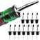 DIMROM Liquor Pour Stainless Steel Classic Bottle Speed Pourers with Tapered Spout 12 pack