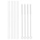 4Pack Replacement Straws for Hydro Flask Wide Mouth Bottle Hydroflask Straw Lid 4 BPAFREE Straws and 4 Straw Cleaning Brushes