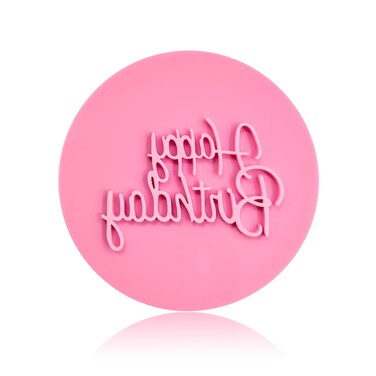 Happy Birthday Cookie Embosser Happy Birthday Cookie Stamp Happy Birthday Fondant Embosser Cookie 3D Design Happy Birthday Embossing Stamp Cookie Chocolate DIY Baking MoldDecorating Cake Cupcake
