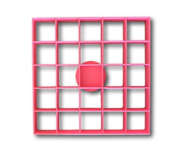 Cookie Cutz 25 x1 size squares multi Cutter 5 x 5 in