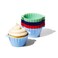OXO Good Grips Silicone Baking Cups Reusable BPA Free Dishwasher Safe Non Stick Food Grade Cupcake Cups Muffin Cups Cupcake Liners Muffin Liners Multicolor 3 oz each
