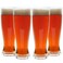 Lilys Home Unbreakable Classic Beer Pilsner Glasses Made of Shatterproof Tritan Plastic and Ideal for Indoor and Outdoor Use Reusable Set of 4 18 Ounces