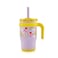 REDUCE 14 oz Coldee Tumbler with Handle for Kids Leakproof Insulated Stainless Steel Mug with Lid  SpillProof Straw Keeps Drinks Cold up to 18 Hrs Rainbow Sky