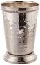 Elegance 12 oz Hammered Mint Julep Cup Large Silver