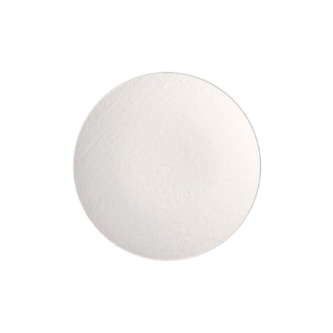 Villeroy  Boch 1042402630 Manufacture Rock Blanc Plate 25 cm Premium Porcelain White