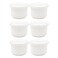 Vikko Soup Crocks With Lids 10 Ounce Modern White Soup Bowl with Cover Set of 4 Soup Dishes Dishwash Safe