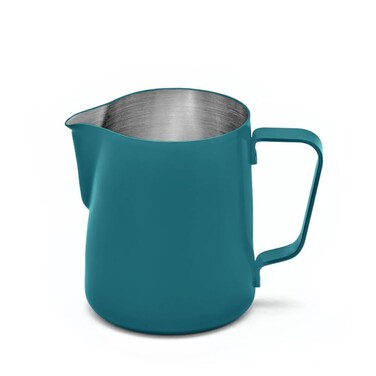Rhino Coffee Gear Classic Milk Pitcher 450ml15oz  Teal Blue