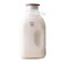 Almond Cow  Glass Pitcher with Lid and Spout Bottle for Refrigerator Clear Milk Jug FoodGrade Glass Liquid Container 60 fl oz Capacity 5 x 4 x 10 Inches