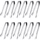 JCREN 12 Pack Sugar Tongs Ice Tongs Premium Stainless Steel Mini Serving Tongs Appetizers Tongs Set for Tea Party Coffee Bar Kitchen Serving and Cooking Silver