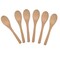 AISIBO 6 Pcs Handmade Small Wooden Spoon Honey Teaspoon Seasoning Coffee Tea Sugar Salt Jam Mustard Ice Cream Bamboo Spoons