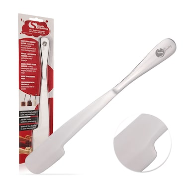 Simple preading Stainless Steel Spatula Spreader Knife Peanut Butter and Jelly Chocolate or Strawberry Jam Stirrer  Jar Scraper Multifunction Stir  Scrape BIG Jars  Spread with Clean Hands