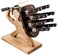 Missing Digit Woodshop Spartan Steak Knife Set  Carnivores Edition  Handmade 10Piece Professional Steak Knife Set