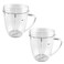 Anbige 18oz Cups With Handle Replacement Parts for Nutribullet 600W and 900W 2 18oz Cups with Handle