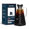 ovalware Airtight Cold Brew Iced Coffee Maker  Iced Tea Maker with Spout  15L 51oz RJ3 Brewing Glass Carafe with Removable Stainless Steel Filter