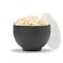 WP Microwave Silicone Personal Popcorn Popper Maker  Charcoal  Collapsible Bowl wBuilt In Measuring Cup BPA Free EcoFriendly Waste Free 4 Cups of Popped Popcorn