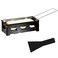 Togetherlife Cheese Raclette Portable Foldable NonStick Candlelight Raclette Pan with Spatula Barbecue Home Kitchen Grilling Tool