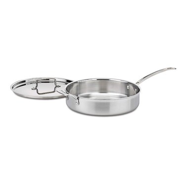 Cuisinart MCP2224N MultiClad Pro Stainless Open Skillet 55Quart Silver MCP3330HN