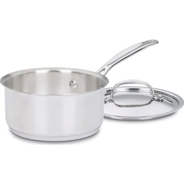 Cuisinart 1 Quart Saucepan wCover Chefs Classic Stainless Steel Cookware Collection 71914