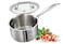 DELARLO Stainless Steel Saucepan with Lid 20 Litre 16cm Induction Cooking Sauce Pot Sauce Pans 188 TriPly Stainless Steel Heavy Bottom Saucier Pot Cookware 20QT