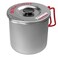 Evernew Titanium Lightweight Pasta Camping Pot with Strainer Lid 1000 Medium