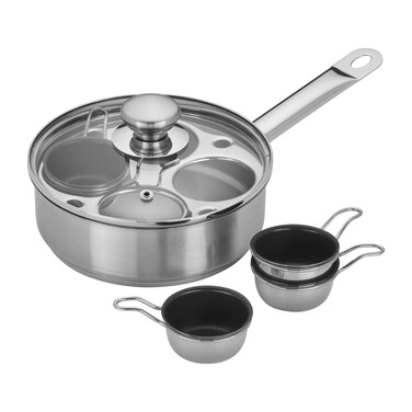 Demeyere Resto Egg Poacher Silver 18 cm DY84619