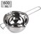 SONGZIMING Stainless Steel Double Boiler Pot with 600ML for Melting Chocolate Candy and Candle Making 188 Steel Universal Insert