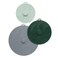 Goodful Universal Silicone Lids for Pots and Pans Heat Safe Reusable Suction Seal Covers for Bowls Pots Cups Food Grade Dishwasher Safe 3 Piece Gray Green and Sage