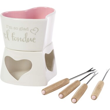 Precious Moments Love 5 Piece Fondue Set One Size Multi