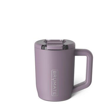 BrMate Mv  15oz 100 Leak Proof Insulated Coffee Mug with Handle  Lid  Stainless Steel Coffee Travel Mug  Double Walled Coffee Cup Lilac Dusk