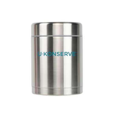 U Konserve Stainless Steel Insulated Food Jar  Vacuum Sealed Thermos for Hot and Cold Food  Wide Mouth  LeakProof Container  BPA Free  12 Ounce