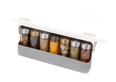 Joseph Joseph Cupboardstore Under Shelf Spice Rack GrayWhite Onesize 85147
