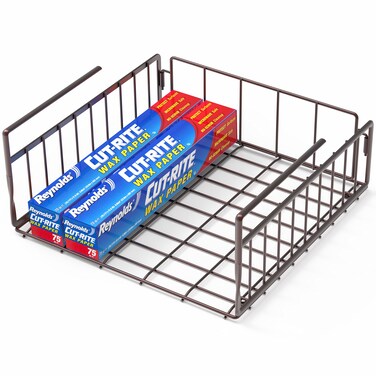 Simple Houseware Under Shelf Basket Bronze