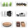 Simple Houseware 6 Pack Under Shelf Basket White