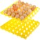 6 Pack Plastic Egg Trays Each Holds 30 Eggs1 for Home Chicken Farmers Stackable Egg Cartons Hold Multiple Eggs Great for Storing Sorting and Shipping Eggs Durable and Reusable yellow