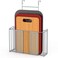 Simple Houseware Over Cabinet Door Organizer Mesh Silver