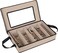 HOLDN STORAGE Flatware Case  Durable 5 Compartment Silverware Container Box with Removable Lid and Easy to Carry Handles  Large Capacity Keeps Your Cutlery Organized  Protected  Brown