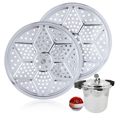 RNSXYAT 2Pcs Canner Rack for Pressure Canner 11 Inch pressure cooker canning rackStainless Steel canning racks for water bath Compatible with Presto AllAmerican and More