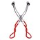 Eeoyu Canning Jar Lifter Tongs Stainless Steel Jar Lifter with Grip Handle for Home Kitchen Red